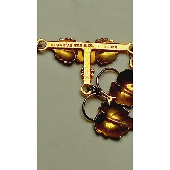 Landstrom BLACK HILLS GOLD Necklace and Earrings 10K-12K - Picture 9 of 16